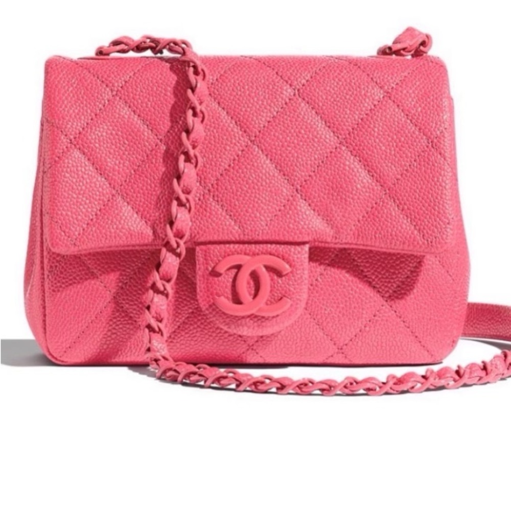 Chanel Mini Square incognito pink bag